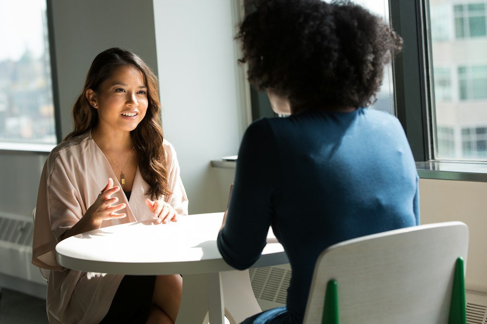A member of the team talking through a referral